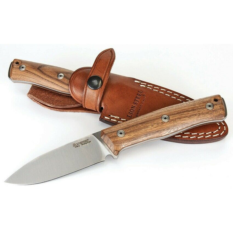 LionSTEEL B35 Fixed Knife 3.5" Sleipner Tool Steel Blade Santos Wood Handle B35ST -LionSTEEL - Survivor Hand Precision Knives & Outdoor Gear Store