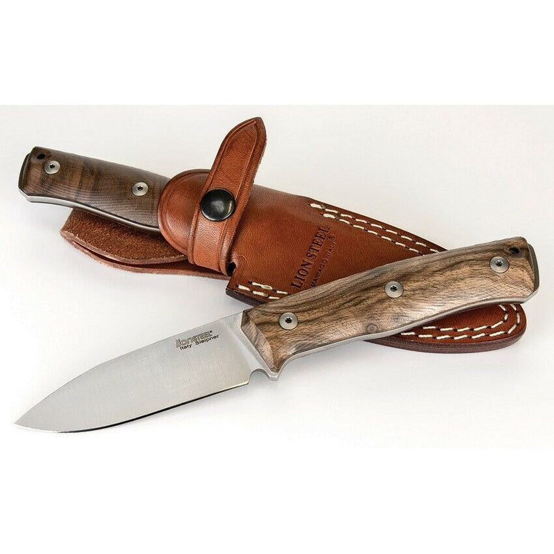 LionSTEEL B35 Fixed Knife 3.5" Sleipner Tool Steel Blade Walnut Handle B35WN -LionSTEEL - Survivor Hand Precision Knives & Outdoor Gear Store