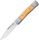 LionSTEEL BestMan BM1 Folding Knife Stainless Steel Blade Olive Wood Handle BM1UL -LionSTEEL - Survivor Hand Precision Knives & Outdoor Gear Store