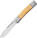 LionSTEEL BestMan BM2 CF Folding Knife 2.88" M390 Steel Blade Olive Wood Handle BM2UL -LionSTEEL - Survivor Hand Precision Knives & Outdoor Gear Store