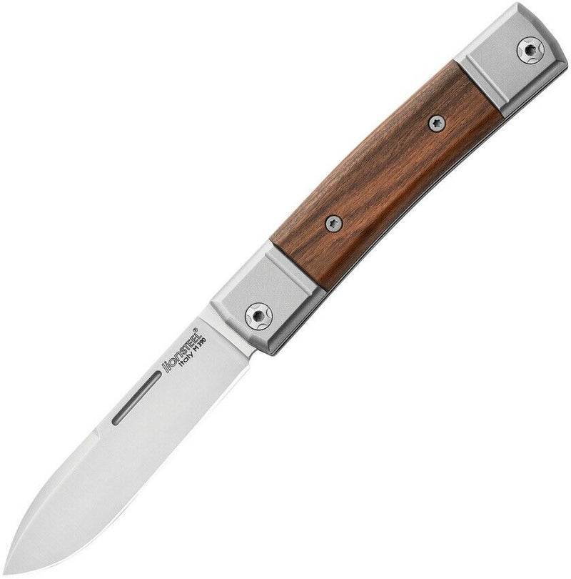 LionSTEEL BestMan BM2 CF Folding Knife 2.88" M390 Steel Blade Santos Wood Handle BM2ST -LionSTEEL - Survivor Hand Precision Knives & Outdoor Gear Store