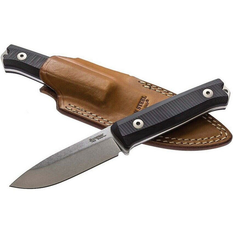 LionSTEEL Bushcraft Fixed Knife 3.88" Sleipner Tool Full Blade Black G10 Handle B40GBK -LionSTEEL - Survivor Hand Precision Knives & Outdoor Gear Store