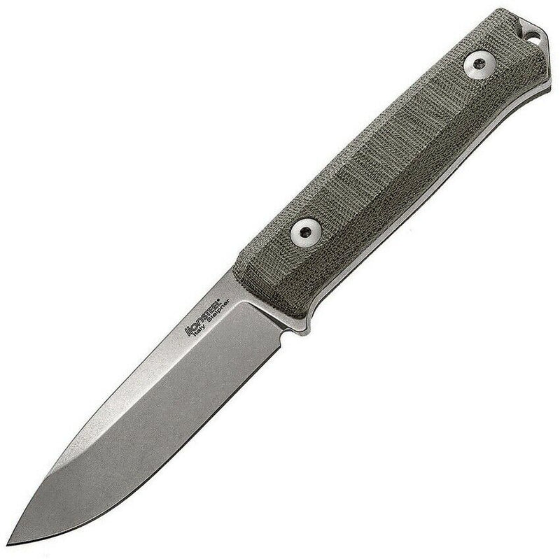 LionSTEEL Bushcraft Fixed Knife 3.88" Sleipner Tool Blade Canvas Micarta Handle B40CVG -LionSTEEL - Survivor Hand Precision Knives & Outdoor Gear Store