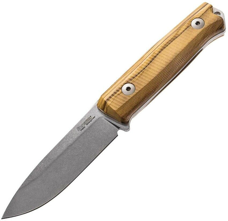 LionSTEEL Bushcraft Fixed Knife 3.8" Sleipner Tool Full Blade Olive Wood Handle B40UL -LionSTEEL - Survivor Hand Precision Knives & Outdoor Gear Store