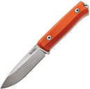 LionSTEEL Bushcraft Fixed Knife 3.88" Sleipner Tool Full Blade Orange G10 Handle B40GOR -LionSTEEL - Survivor Hand Precision Knives & Outdoor Gear Store