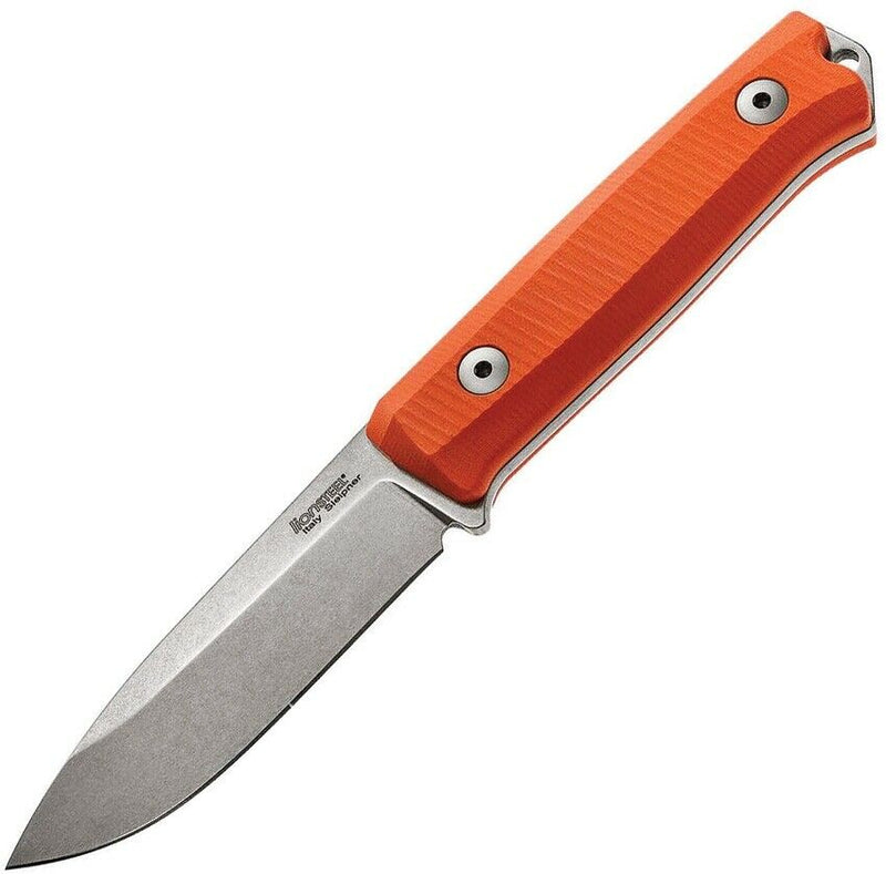 LionSTEEL Bushcraft Fixed Knife 3.88" Sleipner Tool Full Blade Orange G10 Handle B40GOR -LionSTEEL - Survivor Hand Precision Knives & Outdoor Gear Store