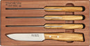 LionSTEEL Four Piece Steak Knife Set W.1.4116 Stainless Blade Olive Wood Handle 9001SUL -LionSTEEL - Survivor Hand Precision Knives & Outdoor Gear Store
