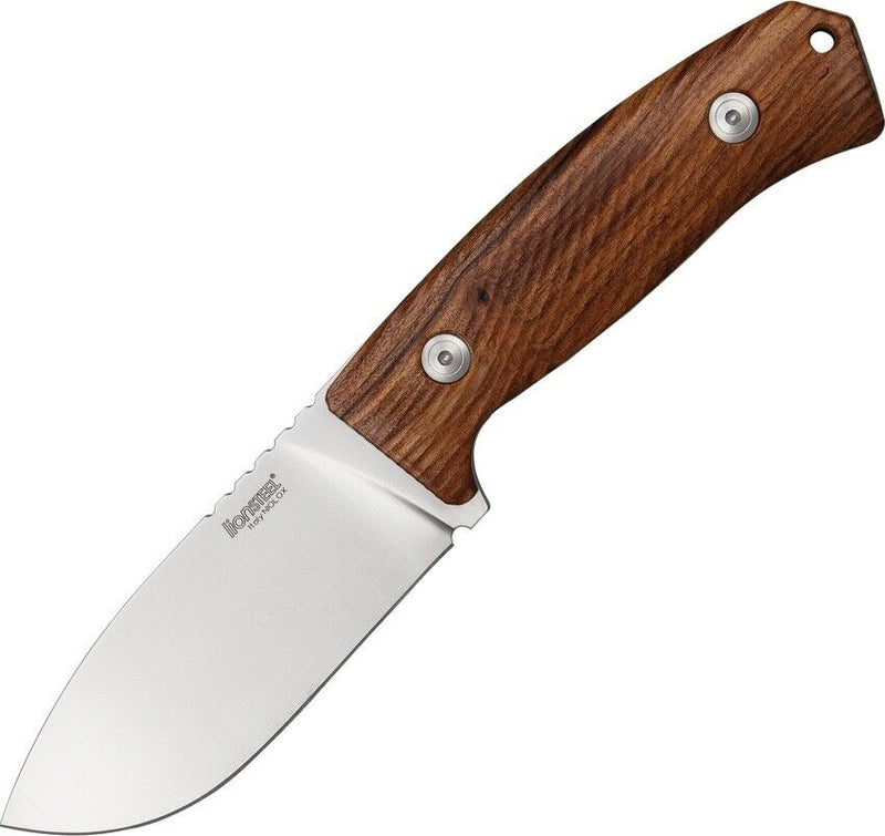 LionSTEEL Hunter Fixed Knife 4.25" Niolox Steel Wide Design Blade Wood Handle M3ST -LionSTEEL - Survivor Hand Precision Knives & Outdoor Gear Store