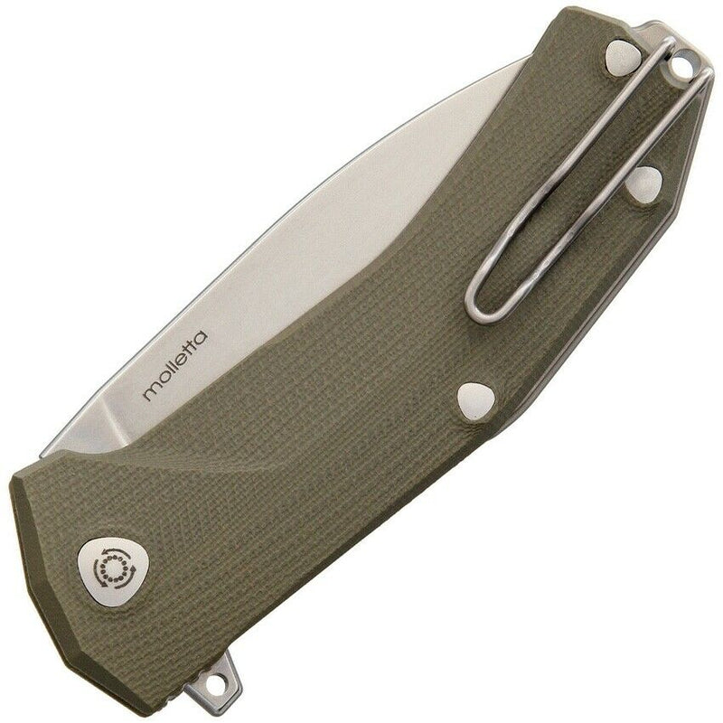 LionSTEEL KUR Linerlock Folding Knife 3.375" Sleipner Blade Green G10 Handle KURGR -LionSTEEL - Survivor Hand Precision Knives & Outdoor Gear Store