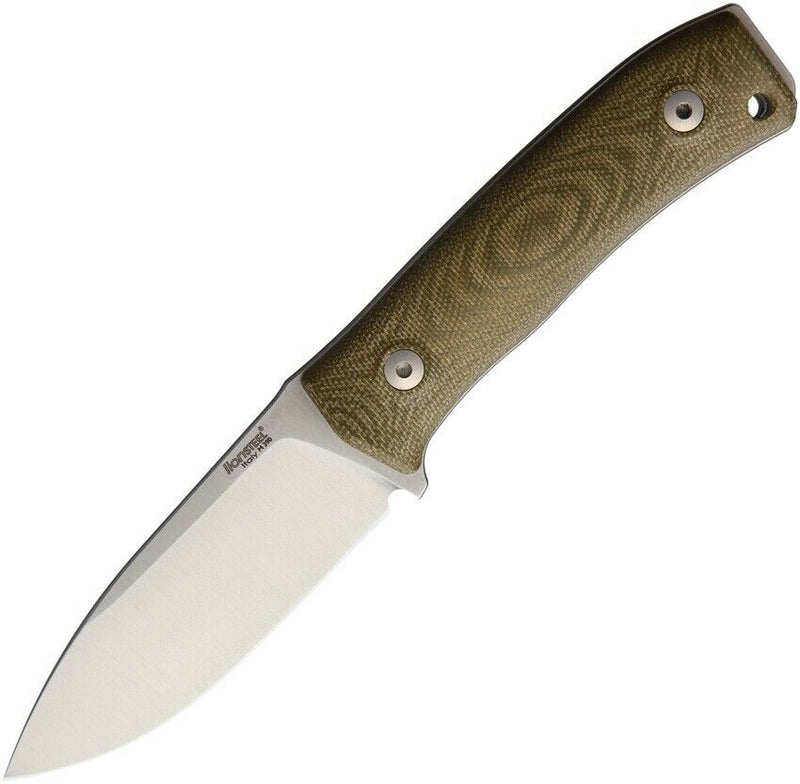 LionSTEEL Fixed Knife 3.75" M390 Steel Blade Green Canvas Micarta Handle M4CVG -LionSTEEL - Survivor Hand Precision Knives & Outdoor Gear Store