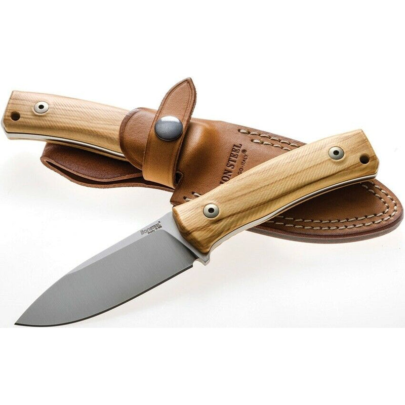 LionSTEEL Fixed Knife 3.75" Satin Finish M390 Full Tang Blade Olive Wood Handle M4UL -LionSTEEL - Survivor Hand Precision Knives & Outdoor Gear Store