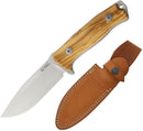LionSTEEL Fixed Knife 4.5" Satin Finish Sleipner Full Tang Blade Wood Handle M5UL -LionSTEEL - Survivor Hand Precision Knives & Outdoor Gear Store