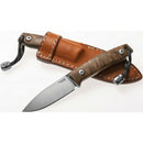 LionSTEEL M1 Fixed Knife 3" Bohler M390 Drop Full Point Blade Walnut Handle M1WN -LionSTEEL - Survivor Hand Precision Knives & Outdoor Gear Store