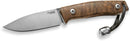 LionSTEEL M1 Fixed Knife 3" Bohler M390 Drop Full Point Blade Walnut Handle M1WN -LionSTEEL - Survivor Hand Precision Knives & Outdoor Gear Store
