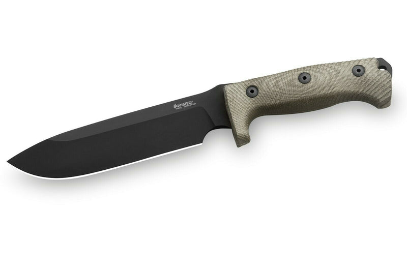 LionSTEEL M7 Fixed Knife 7" Sleipner Tool Steel Blade Canvas Micarta Handle M7BCVG -LionSTEEL - Survivor Hand Precision Knives & Outdoor Gear Store