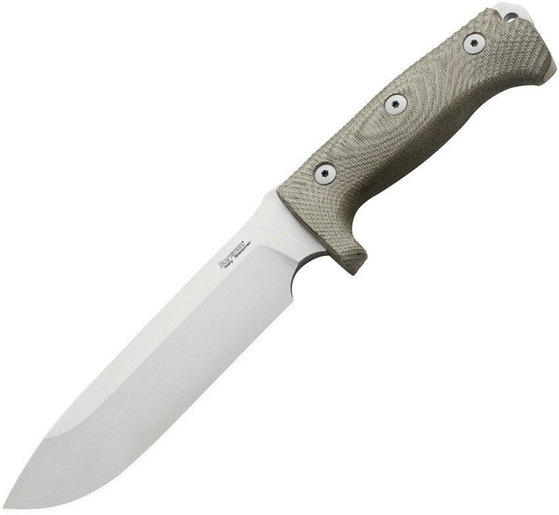 LionSTEEL M7 Fixed Knife 7" Satin Finish Sleipner Steel Blade Micarta Handle M7CVG -LionSTEEL - Survivor Hand Precision Knives & Outdoor Gear Store