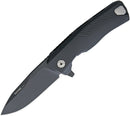 LionSTEEL ROK Framelock Folding Knife 3.25" M390 Blade Black Aluminum Handle ROKABB -LionSTEEL - Survivor Hand Precision Knives & Outdoor Gear Store