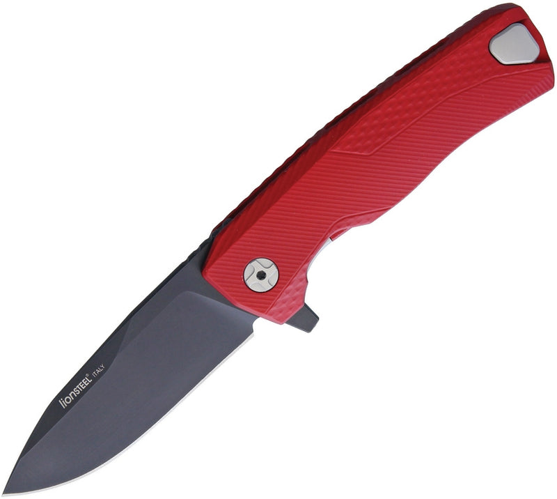 LionSTEEL ROK Framelock Folding Knife 3.25" M390 Blade Red Aluminum Handle ROKARB -LionSTEEL - Survivor Hand Precision Knives & Outdoor Gear Store