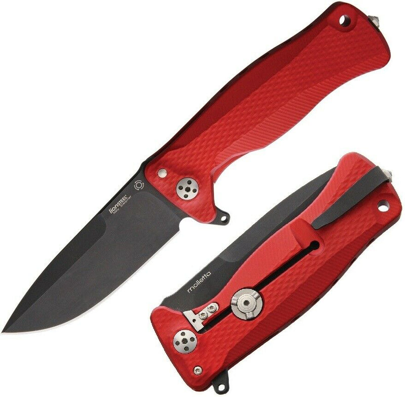 LionSTEEL SR11 Folding Knife 3.5" Sleipner Tool Blade Aluminum Handle SR11ARB -LionSTEEL - Survivor Hand Precision Knives & Outdoor Gear Store