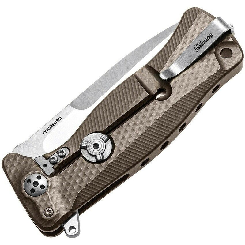 LionSTEEL SR11 Folding Knife 3.75" Sleipner Tool Blade Red Aluminum Handle SR11B -LionSTEEL - Survivor Hand Precision Knives & Outdoor Gear Store