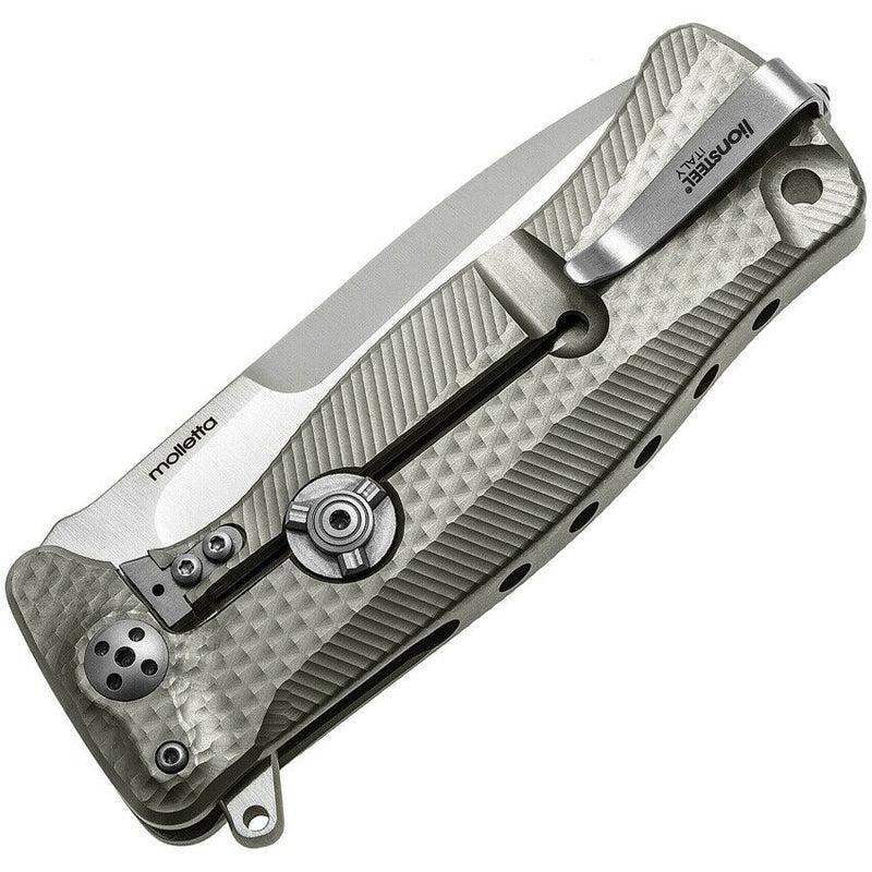 LionSTEEL SR11 Folding Knife 3.75" Sleipner Tool Blade Red Titanium Handle SR11G -LionSTEEL - Survivor Hand Precision Knives & Outdoor Gear Store