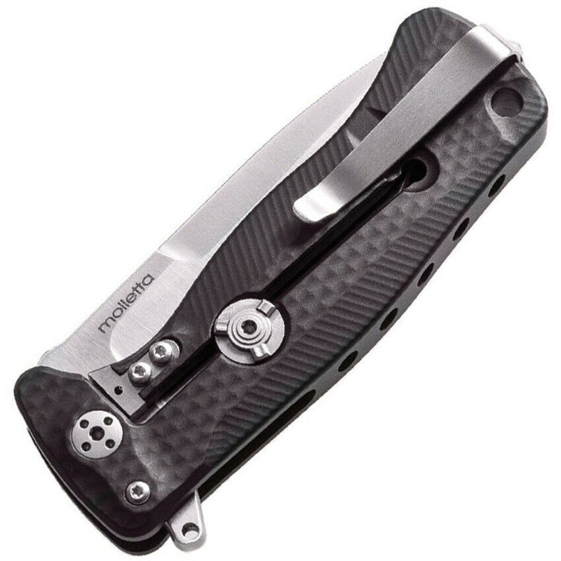 LionSTEEL SR22 Folding Knife 3" Sleipner Tool Blade Black Aluminum Handle SR22ABS -LionSTEEL - Survivor Hand Precision Knives & Outdoor Gear Store