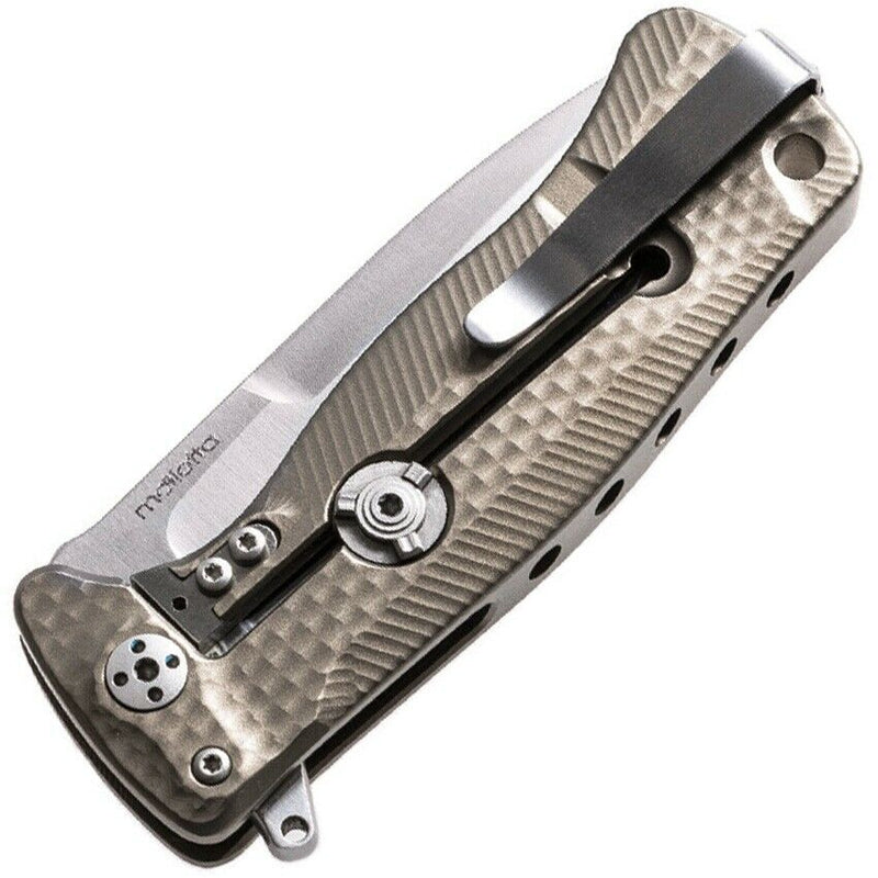 LionSTEEL SR22 Folding Knife 3" Sleipner Tool Blade Bronze Titanium Handle SR22B -LionSTEEL - Survivor Hand Precision Knives & Outdoor Gear Store