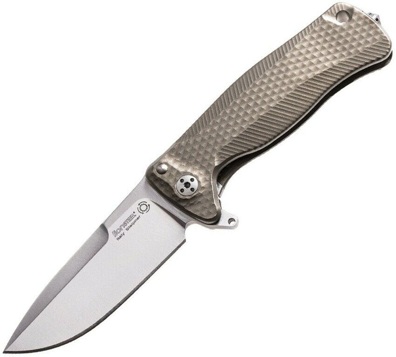 LionSTEEL SR22 Folding Knife 3" Sleipner Tool Blade Bronze Titanium Handle SR22B -LionSTEEL - Survivor Hand Precision Knives & Outdoor Gear Store