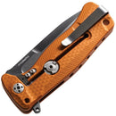 LionSTEEL SR22 Folding Knife 3" Sleipner Tool Blade Orange Aluminum Handle SR22AOB -LionSTEEL - Survivor Hand Precision Knives & Outdoor Gear Store