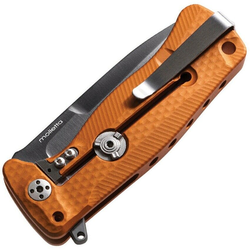 LionSTEEL SR22 Folding Knife 3" Sleipner Tool Blade Orange Aluminum Handle SR22AOB -LionSTEEL - Survivor Hand Precision Knives & Outdoor Gear Store