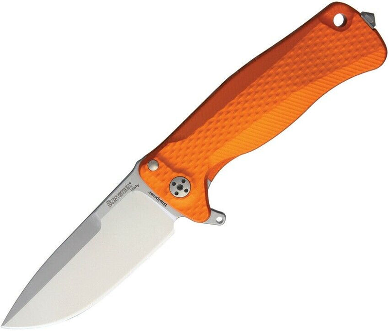 LionSTEEL SR22 Folding Knife 3" Sleipner Tool Blade Orange Aluminum Handle SR22AOS -LionSTEEL - Survivor Hand Precision Knives & Outdoor Gear Store