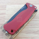 LionSTEEL SR22 Folding Knife 3" Sleipner Tool Blade Red Aluminum Handle S22ARB -LionSTEEL - Survivor Hand Precision Knives & Outdoor Gear Store