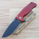 LionSTEEL SR22 Folding Knife 3" Sleipner Tool Blade Red Aluminum Handle S22ARB -LionSTEEL - Survivor Hand Precision Knives & Outdoor Gear Store