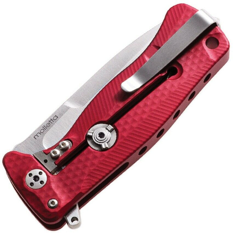 LionSTEEL SR22 Folding Knife 3" Sleipner Tool Blade Red Aluminum Handle SR22ARS -LionSTEEL - Survivor Hand Precision Knives & Outdoor Gear Store