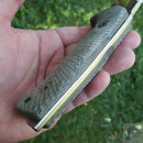 LionSTEEL T5 Fixed Knife 5" Niolox Tool Steel Blade Green Canvas Micarta Handle T5CVG -LionSTEEL - Survivor Hand Precision Knives & Outdoor Gear Store