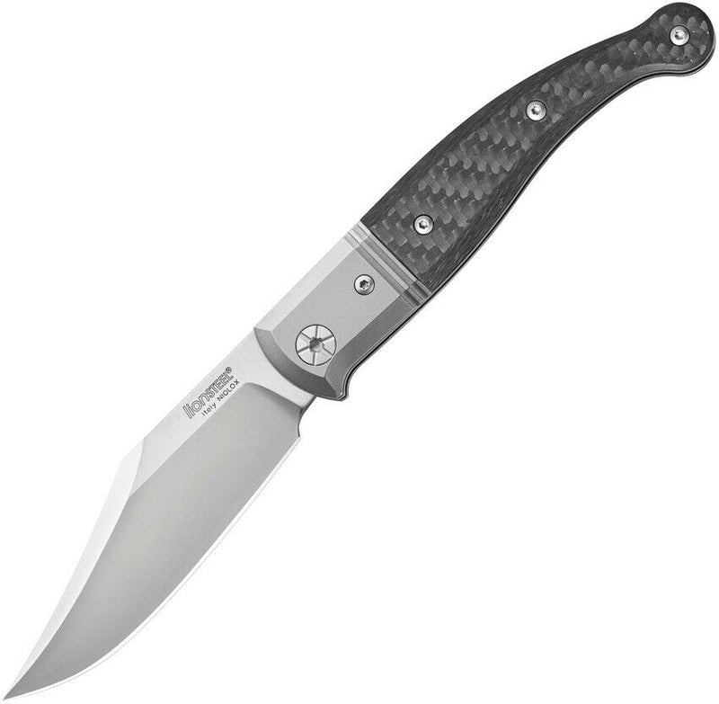 LionSTEEL Gitano Pocket Knife 3.25" Niolox Tool Steel Blade Carbon Fiber Handle GT01CF" -LIONSTEEL - Survivor Hand Precision Knives & Outdoor Gear Store