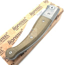 LionSTEEL Gitano Slip Joint Pocket Knife 3.25" Niolox Tool Steel, Green Micarta Handle GT01CVG -LionSTEEL - Survivor Hand Precision Knives & Outdoor Gear Store