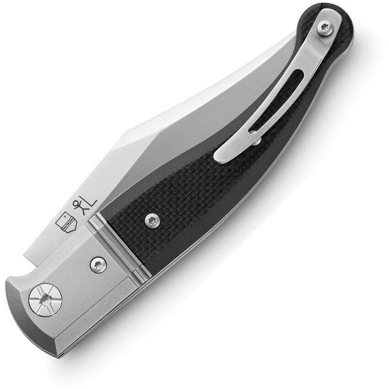 LionSTEEL Gitano Slip Joint Pocket Knife 3.25" Niolox Tool Steel Blade Black G10 Handle GT01GBK -LionSTEEL - Survivor Hand Precision Knives & Outdoor Gear Store