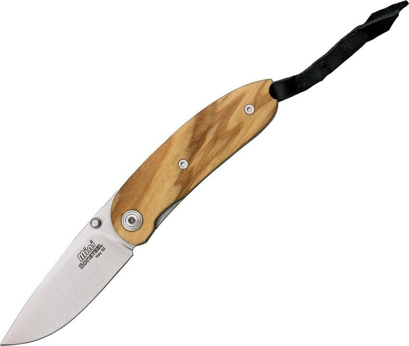 LionSTEEL Mini Olive Pocket Knife 2.38" D2 Tool Steel Blade Olive Wood Handle 8210UL -LionSTEEL - Survivor Hand Precision Knives & Outdoor Gear Store