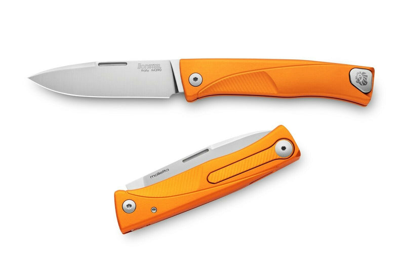 LionSTEEL Thrill Slip Joint Folding Knife M390 Blade Orange Aluminum Handle TLAOS -LionSTEEL - Survivor Hand Precision Knives & Outdoor Gear Store