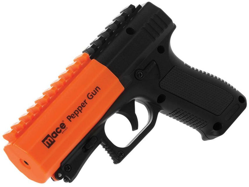 Mace Pepper Gun 2.0 10% OC UV Dye Stream Pattern Reaches Up To 20 Feet / 7 Bursts With Training Cartridges 80586 -Mace - Survivor Hand Precision Knives & Outdoor Gear Store