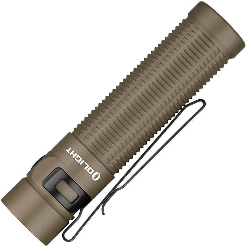 Olight Baton 3 Pro Max Flashlight Desert Tan Easy To Use Fast-Charging With Magnetic Cable BATON3MXLDT -Olight - Survivor Hand Precision Knives & Outdoor Gear Store