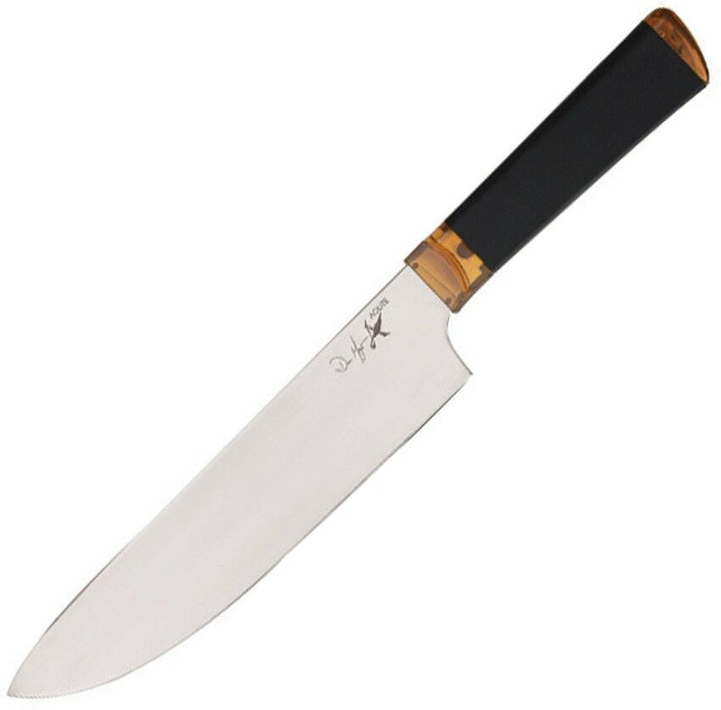 Ontario Agilite Chefs Kitchen Knife 9.5" 14C28N Steel Blade Black Rubber Handle 2520 -Ontario - Survivor Hand Precision Knives & Outdoor Gear Store