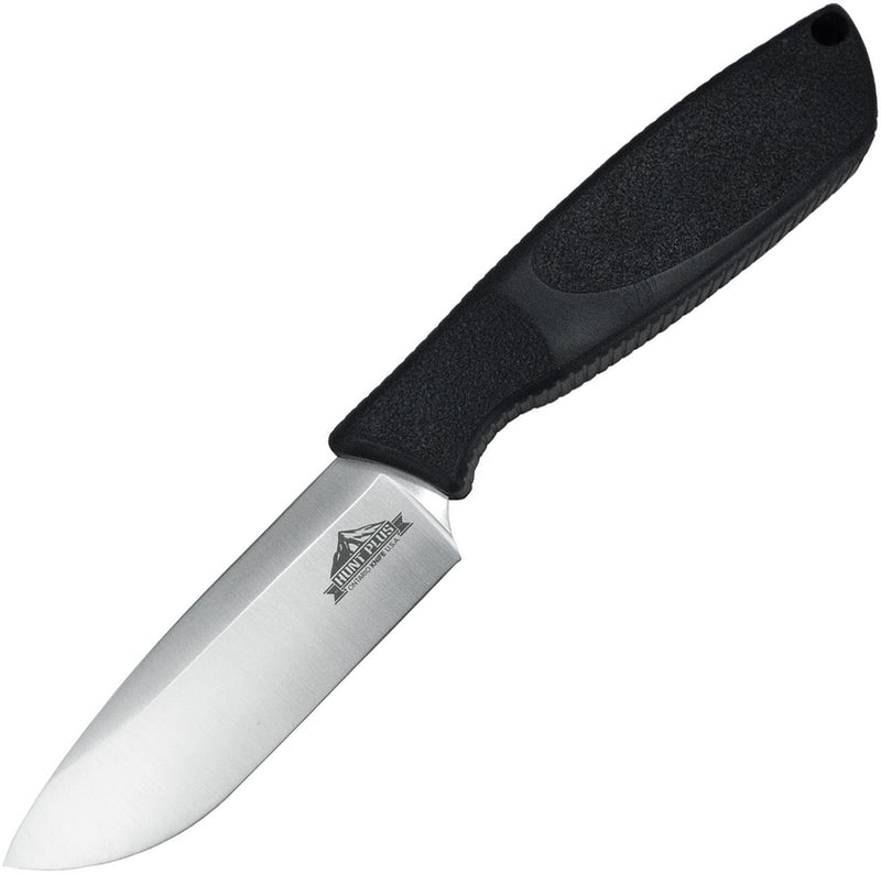 Ontario Hunt Plus Fixed Knife 4.25" Stainless Full Tang Blade Rubber Handle 9715 -Ontario - Survivor Hand Precision Knives & Outdoor Gear Store