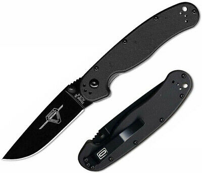 Ontario RAT II Folder Folding Knife 3" AUS-8 Steel Blade Black Nylon Handle 8861 -Ontario - Survivor Hand Precision Knives & Outdoor Gear Store