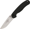 Ontario RAT II Folding Knife 3" AUS-8 Steel Blade Textured Black Nylon Handle 8860 -Ontario - Survivor Hand Precision Knives & Outdoor Gear Store