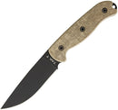 Ontario TAK-1 Fixed Knife 4.6" 1095HC Steel Full Tang Blade Green Micarta Handle 8671 -Ontario - Survivor Hand Precision Knives & Outdoor Gear Store