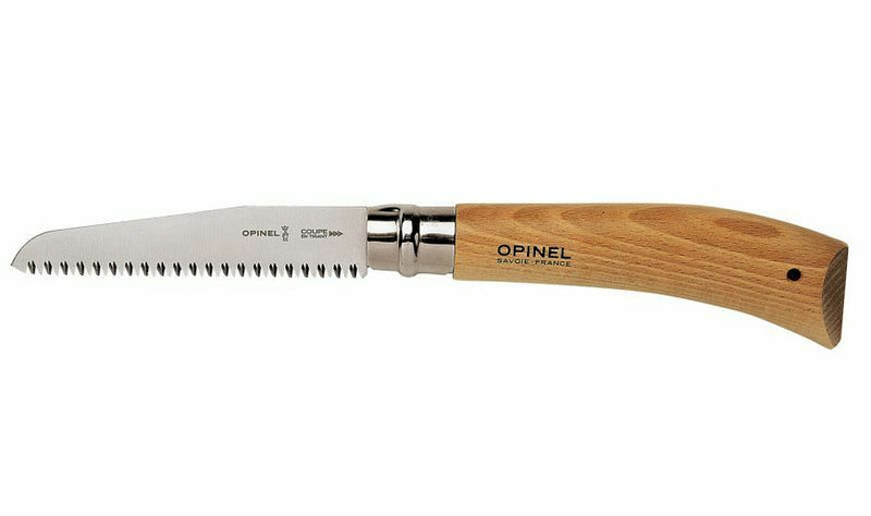 Opinel No 12 Saw Folding Knife 4.5" Carbon Steel Blade Beech Wood Handle 65126 -Opinel - Survivor Hand Precision Knives & Outdoor Gear Store