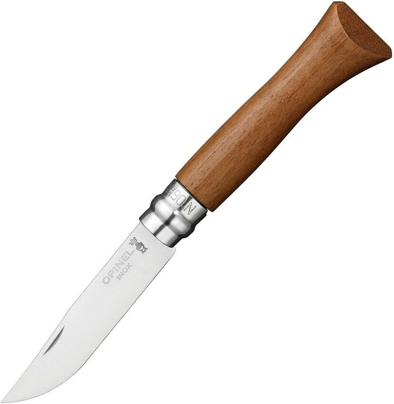 Opinel No 6 Folding Knife 2.75" 12C27 Sandvik Stainless Blade Walnut Handle 02025 -Opinel - Survivor Hand Precision Knives & Outdoor Gear Store