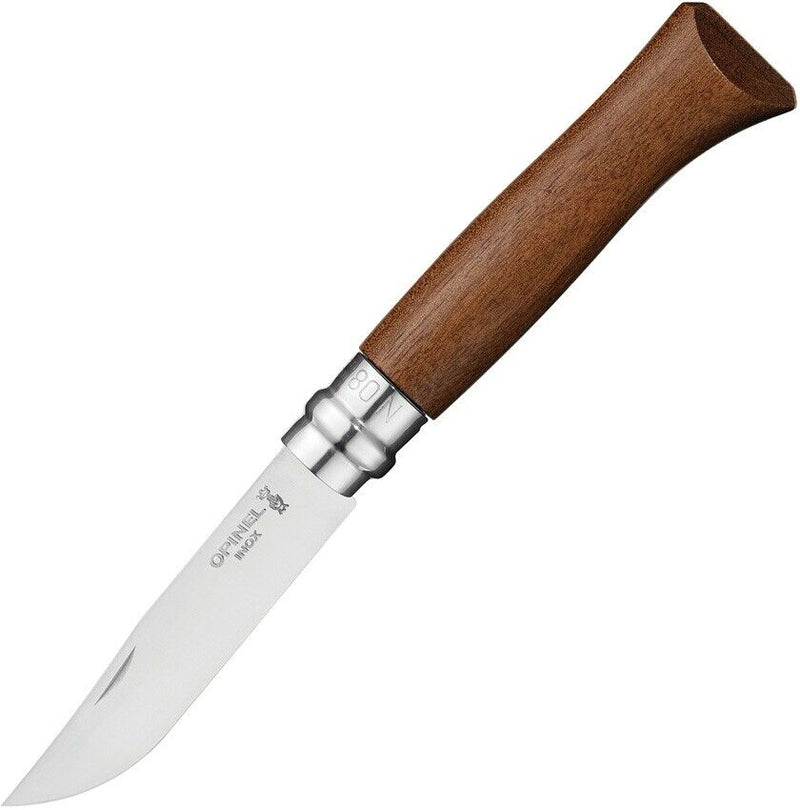 Opinel No 8 Folding Knife 3.25" 12C27 Sandvik Steel Blade Walnut Handle 02022 -Opinel - Survivor Hand Precision Knives & Outdoor Gear Store